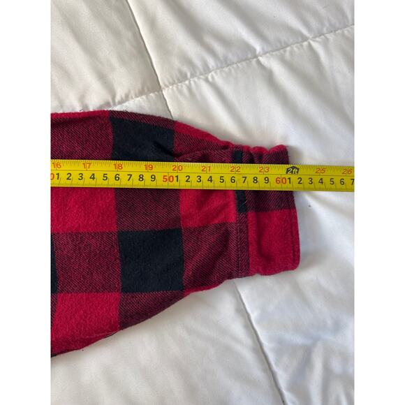Moose Creek Mens XXL Buffalo Plaid Flannel Shirt Red Black Cotton Workwear - Picture 5 of 7